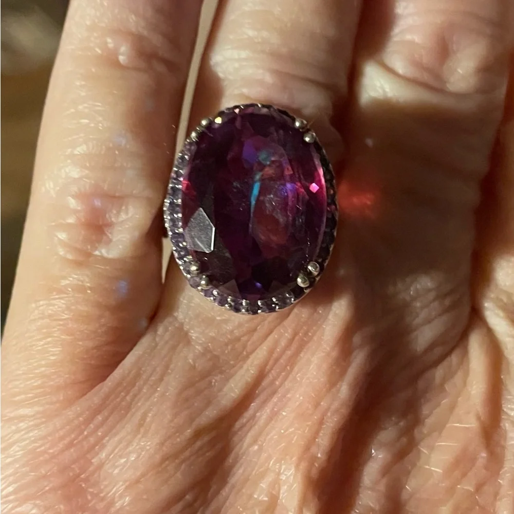***GENUINE ORIENTAL RUBY -HUGE STATEMENT RING-SIZE 7*** - Picture 13 of 16